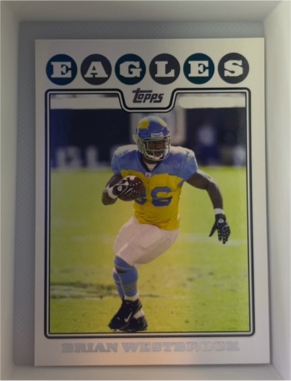 2008 Topps #72 Brian Westbrook Philadelphia Eagles — front