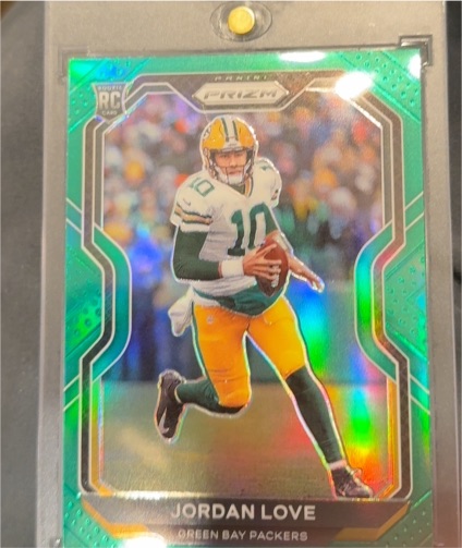 2024 Panini Prizm #101 Jordan Love Green Prizm — front