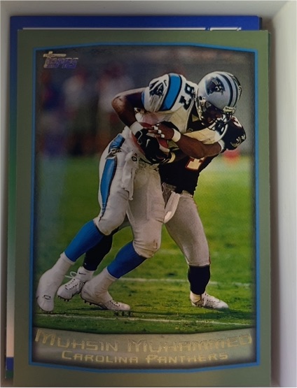 1999 Topps #206 Muhsin Muhammad — front