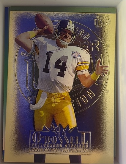 1995 Fleer Ultra #265 Neil O'Donnell Gold Medallion — front