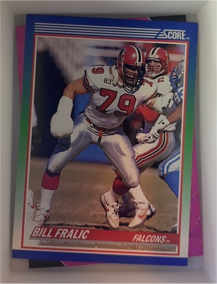 1990 Score #7 Bill Fralic — front