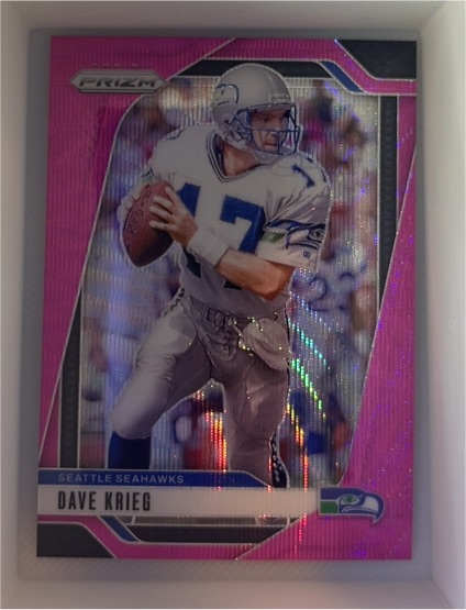2024 Panini Prizm #267 Dave Krieg Pink Wave — front