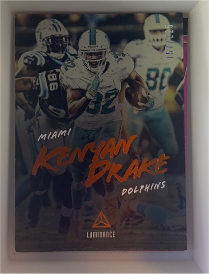 2018 Panini Luminance #39 Kenyan Drake — front