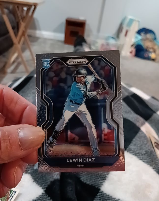 2021 Panini Prizm #50 Lewin Diaz — front