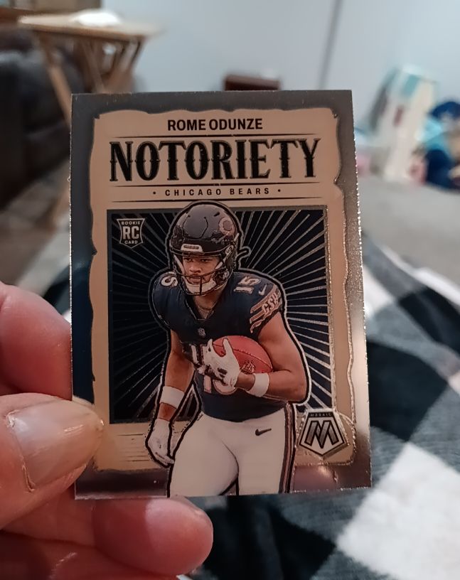 2024 Panini Mosaic Notoriety #24 Rome Odunze — front