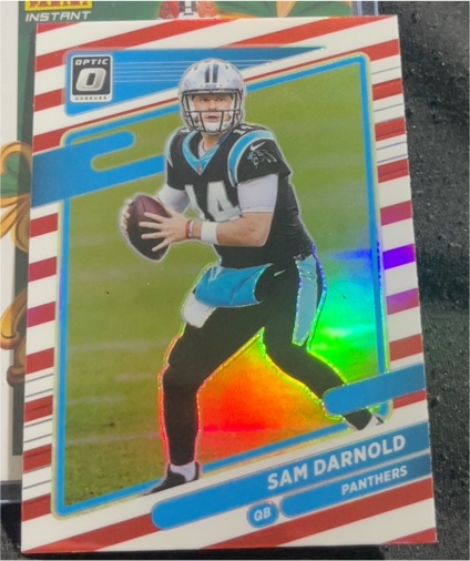 2021 Donruss Optic #159 Sam Darnold — front