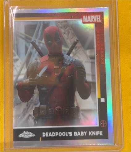 2025 Topps Chrome #72 Deadpool's Baby Knife — front