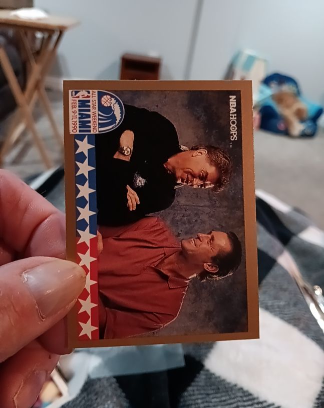 1990 NBA Hoops All-Star Weekend #13 Pat Riley, Chuck Daly — front