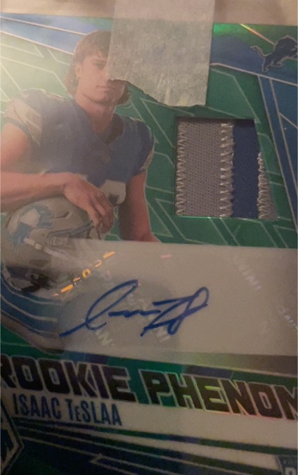 2025 Panini Phoenix #RPJ-ITA Isaac TeSlaa Rookie Phenom Jersey Auto — front