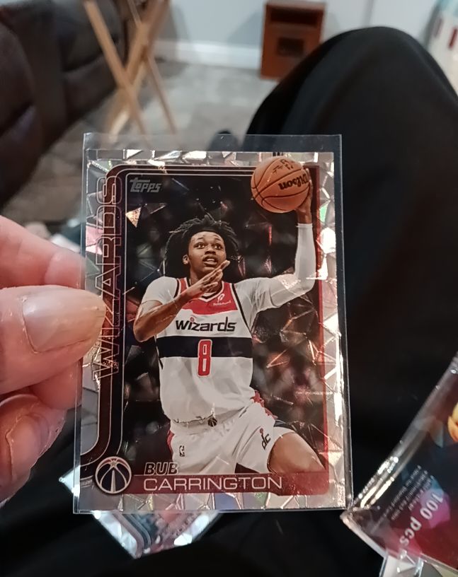 2025-26 Topps #97 Bub Carrington — front