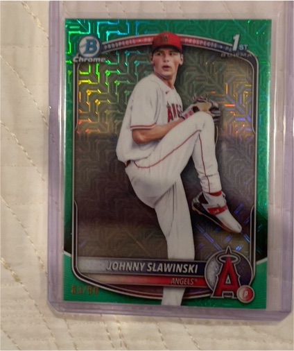 2025 Bowman Draft Chrome #BDC-153 Johnny Slawinski — front