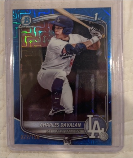 2025 Bowman Draft Chrome #BDC-96 Charles Davalan — front