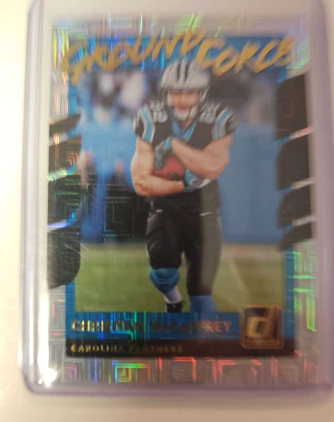 2017 Panini Donruss #18 Christian McCaffrey Ground Force — front