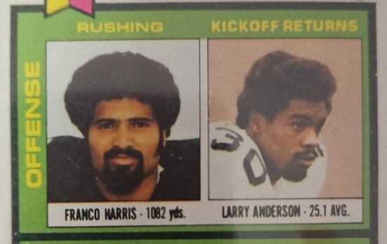 1979 Topps #19 Pittsburgh Steelers Team Leaders Franco Harris Larry Anderson — front