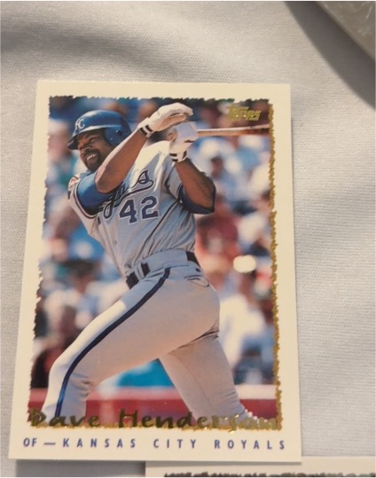 1995 Topps #276 Dave Henderson — front