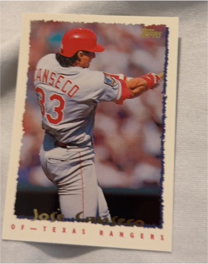 1995 Topps #300 Jose Canseco — front