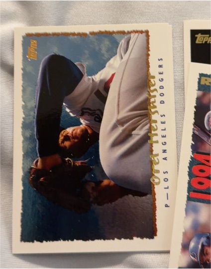 1995 Topps #466 Orel Hershiser — front