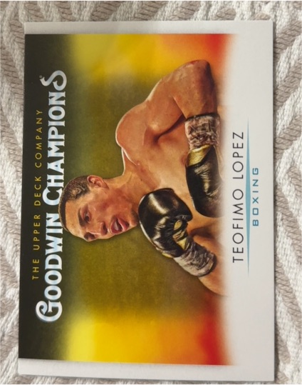 2021 Upper Deck Goodwin Champions #97 Teofimo Lopez — front