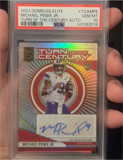2024 Donruss Elite Turn of the Century #TCA-MPE Michael Penix Jr. — front