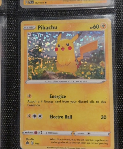 2022 Pokémon #7 Pikachu — front