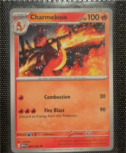 2022 Pokémon Scarlet & Violet 151 #005 Charmeleon — front