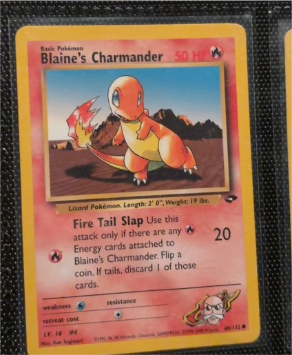 2000 Pokémon Gym Challenge #60 Blaine's Charmander — front