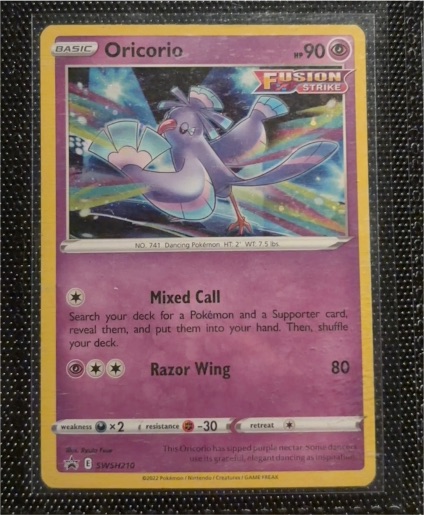2022 Pokémon SWSH210 Oricorio — front