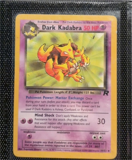 2000 Pokémon #39 Dark Kadabra — front