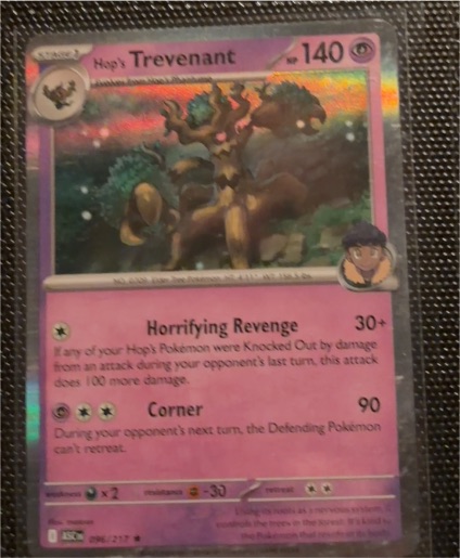 2023 Pokémon Ascended Heroes #096 Hop's Trevenant — front