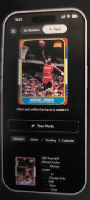 1986 Fleer #57 Michael Jordan — front