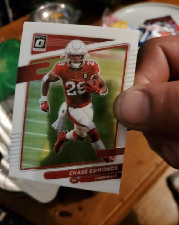 2021 Panini Donruss Optic #179 Chase Edmonds — front