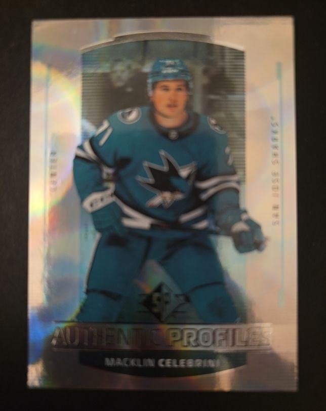 2025-26 Upper Deck SP Authentic Profiles #AP-15 Macklin Celebrini — front