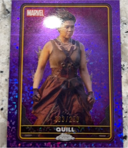 2025 Topps Chrome Deadpool & Wolverine Quill #45 — front