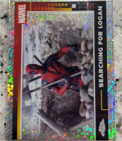 2025 Topps Chrome Deadpool #48 Searching For Logan — front