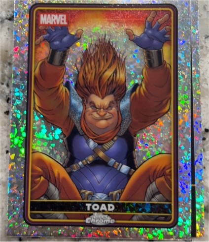 2025 Topps Chrome Deadpool #12 Toad — front