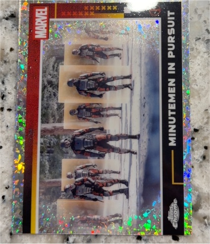 2025 Topps Chrome Deadpool #49 Minutemen In Pursuit — front