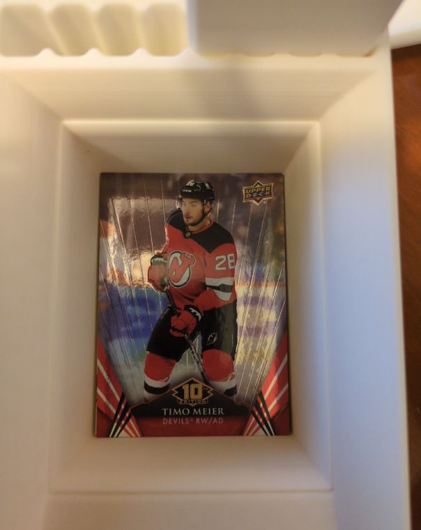 2024-25 Upper Deck Tim Hortons #96 Timo Meier — front
