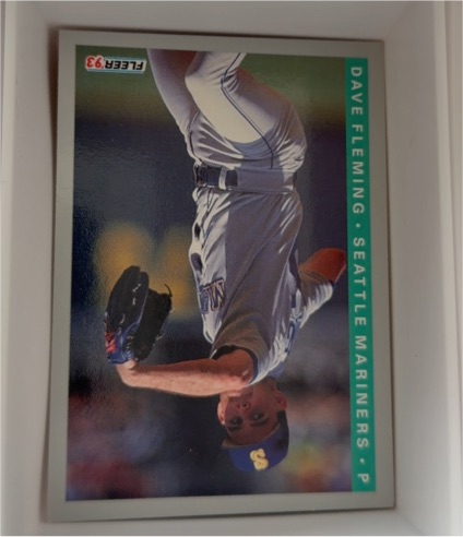 1993 Fleer #306 Dave Fleming — front