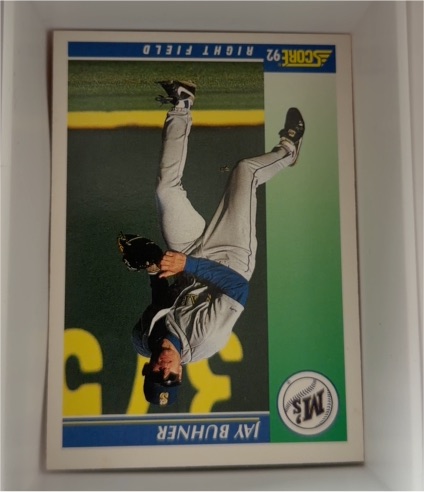 1992 Score #64 Jay Buhner — front