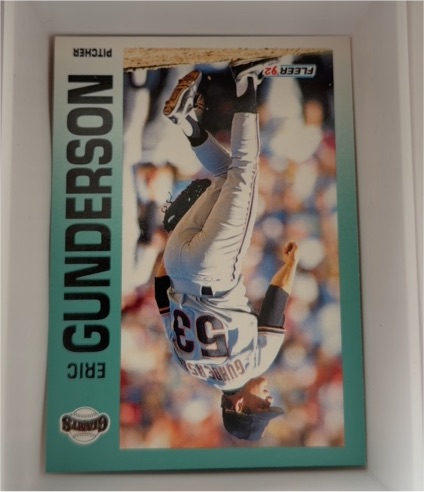 1992 Fleer #637 Eric Gunderson — front