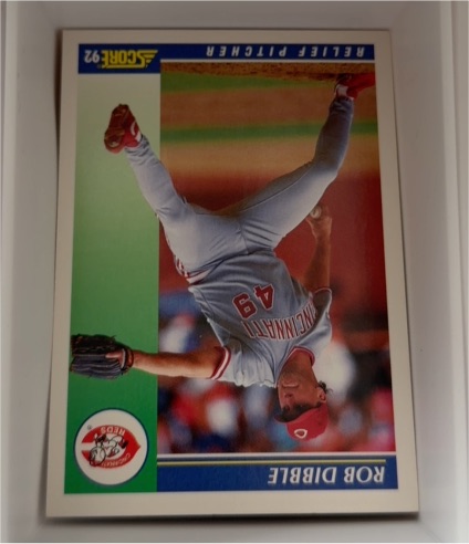 1992 Score #455 Rob Dibble — front