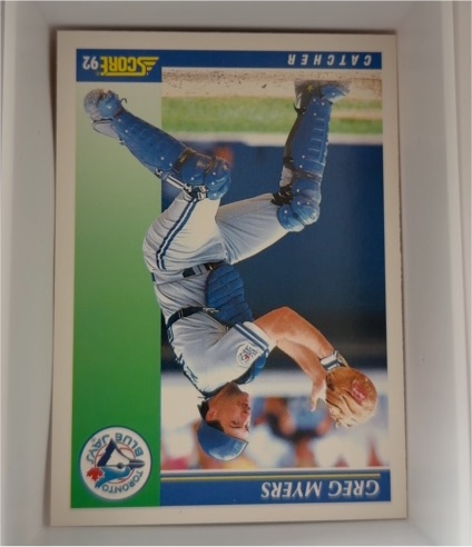 1992 Score #471 Greg Myers — front