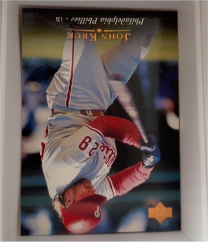 1994 Fleer Ultra Phillies Finest #19 John Kruk — front
