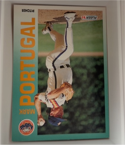 1992 Fleer #443 Mark Portugal — front