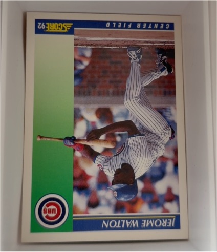 1992 Score #457 Jerome Walton — front