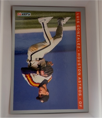 1993 Fleer #51 Luis Gonzalez — front