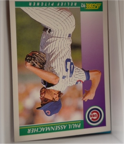 1992 Score #360 Paul Assenmacher — front