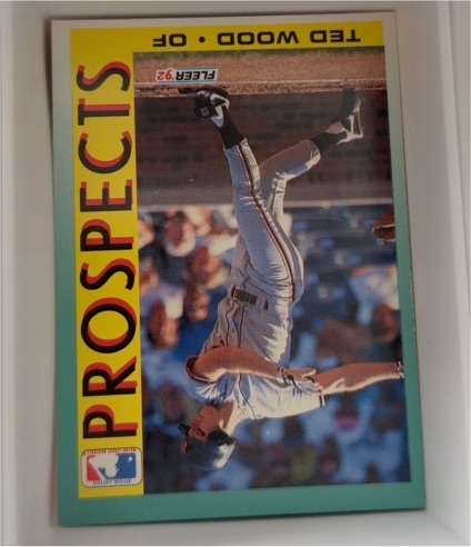 1992 Fleer Prospects #678 Ted Wood — front
