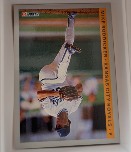 1993 Fleer #616 Mike Boddicker — front
