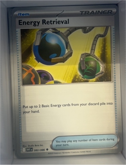 2023 Pokémon SV: White Flare #082 Energy Retrieval — front